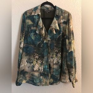 Jones New York! Dress Blouse Sz 14W